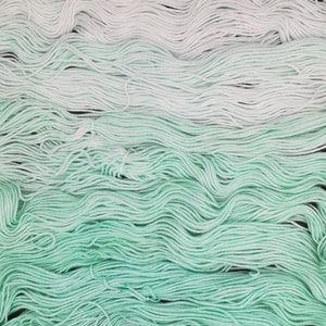 Turquoise Fade set - mini skein - Hand dyed yarn - DK - Double knit - Merino Wool - 100% wool - natural fiber