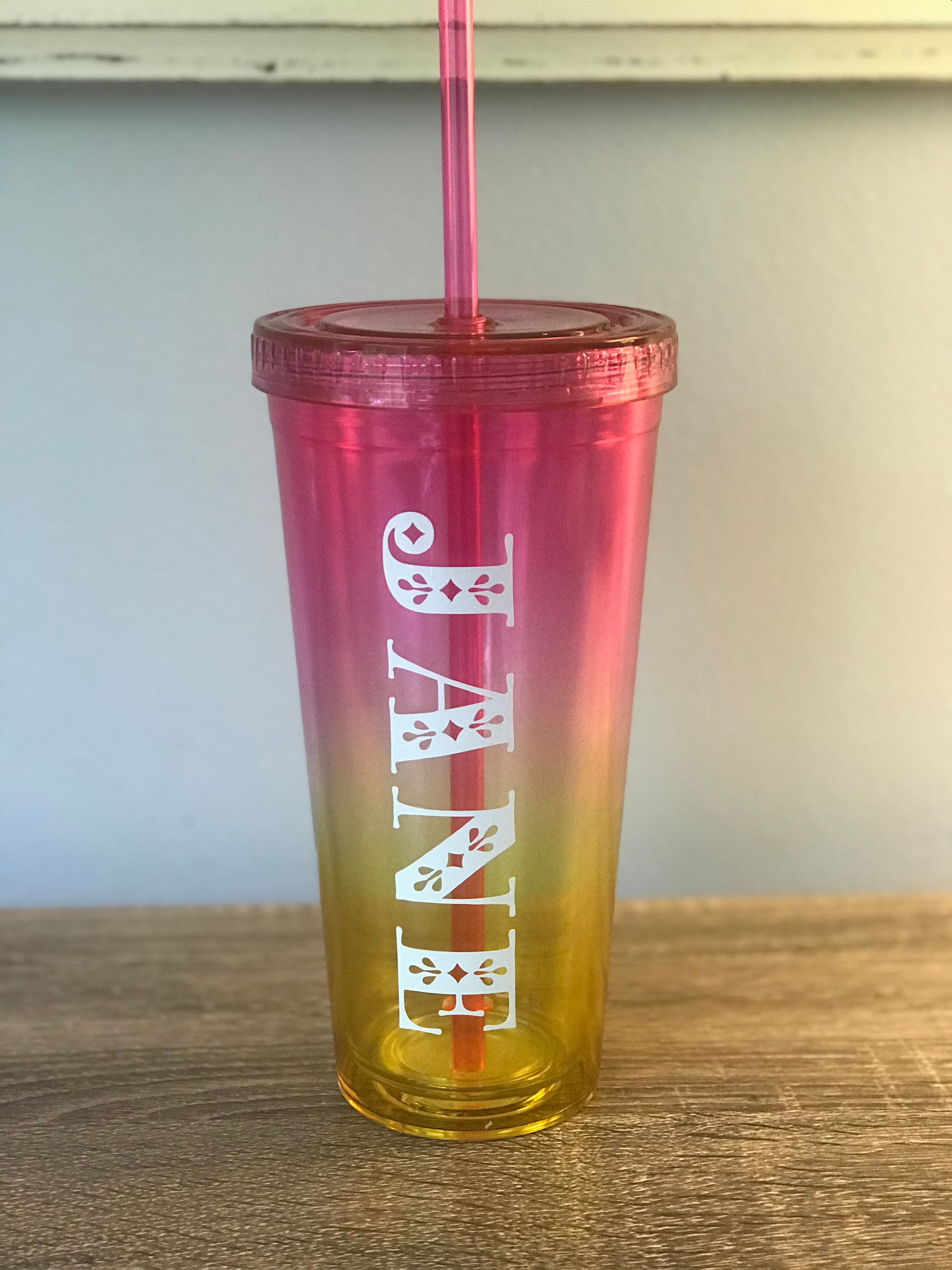 Personalised Tumbler With Straw Uk at Lisa Lamb blog