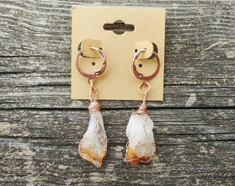 Citrine Quartz Earrings Jewellery Woman Citirne Earrings Gift For Girl Earrings Butterfly Earrings Silver Plated Earrings Gemstone Earring