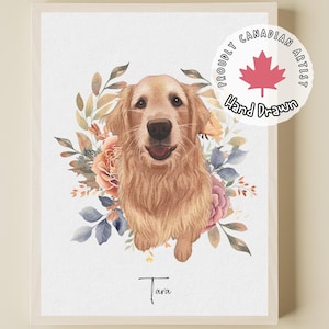 Pet Portrait, Custom Pet Portrait, Pet Portrait From Photo, Dog Portrait, Custom Dog Portrait, Cat Portrait, Cat Mom Gift, Pet Memorial, pet