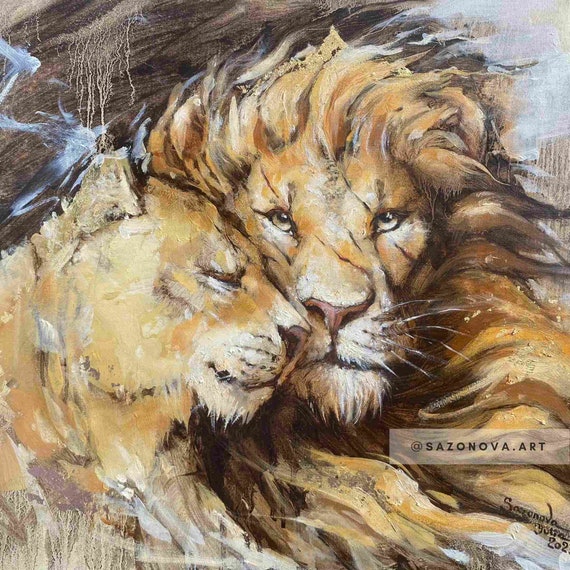 Lion King & Lioness Queen. Strength, Confidence, Wisdom