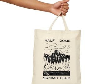 Half Dome Summit Club Canvas Tote Bag