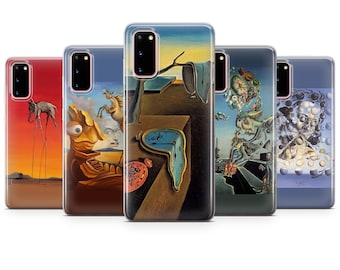 Salvador Dali Art Phone Case, Surrealist Melting Clocks