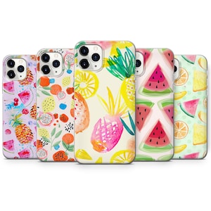 Summer Fruit pattern Gel Phone Case For iPhone SE 5 6 7 8 12 11 13XS XR s8 s9 s10 Edge Note P20 P30 P40 Pro Mate Lite K49