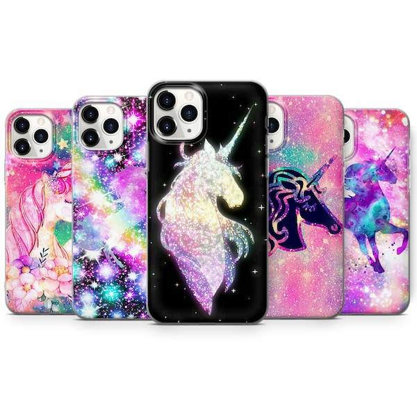 Funda de teléfono de gel de unicornio arcoíris para iPhone SE 5 6 7 8 8+ 12 11 13 14 Pro Max XS XR s8 s9 s10 S21 S22 S23 Edge Note P20 P30 P40 Pro Mate Lite