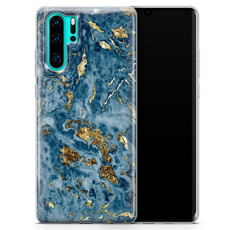 Blue Marble Phone Case, Soft TPU Gel Cover image 6