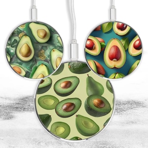 Avocado Wireless Charger Fast Charging Station for All QI Enabled iPhone 14, 12ec, Xs, Xr, 8, 13, Samsung Galaxy S22, S21Fe, S20, A12