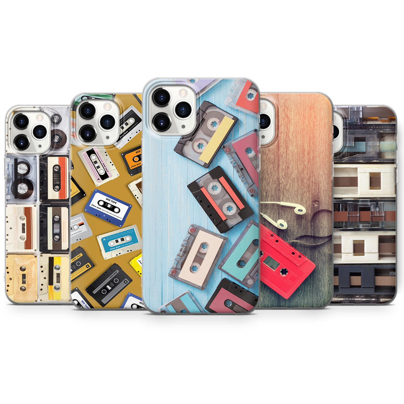 Old Mix tape Cassette Gel Phone Case For iPhone SE 5 6 7 8 12 Etsy