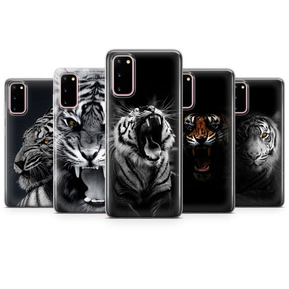 Tiger Print Gel Phone Case for iPhone, Samsung, and More