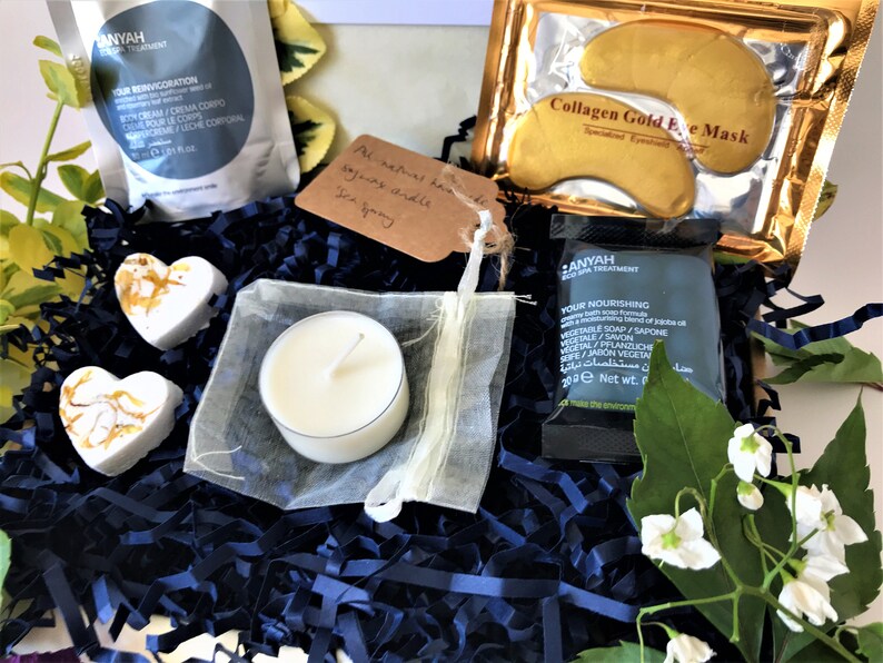 Destress Box Pamper Gift Relaxation Kit Best Friend Care Etsy