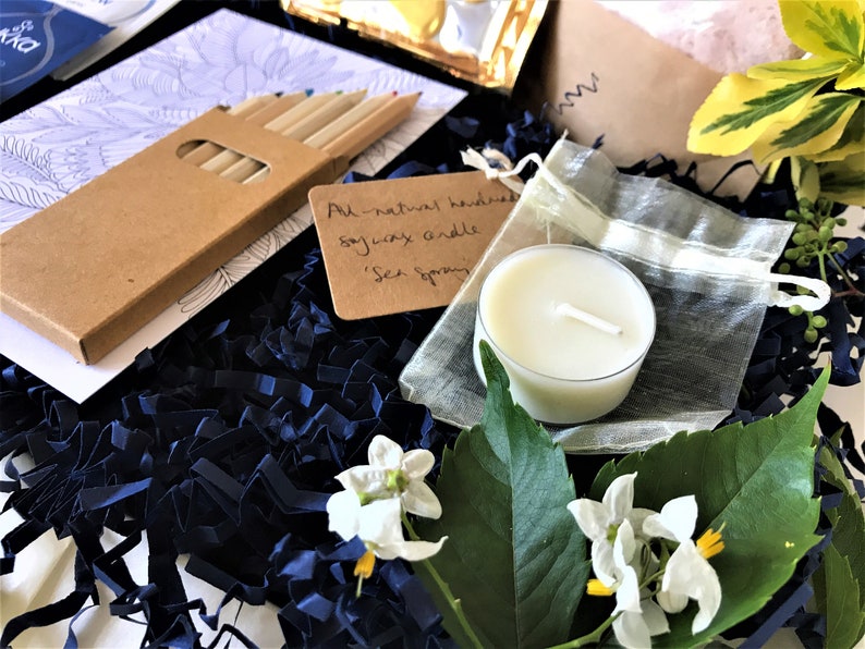 ULTIMATE Get Well Soon Mindfulness Box Letterbox Gift Unwind relax self-care wellbeing package Cheer up hamper image 4