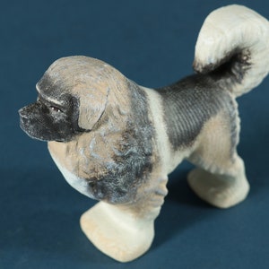 Caucasian Shepherd Dog Wooden Dog Toy Figurine Collectible Animals Waldorf Toys Handmade Toy Wooden Caucasian Shepherd Dog image 3