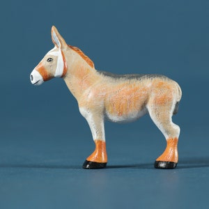 Wooden Donkey Toy Figurine, Domestic animals, Waldorf toys, Farm animals, Wooden Donkey, Handmade Wooden Toys, Collectible Donkey