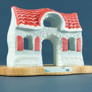 Handmade Wooden Dollhouse: Fairy Tale Cottage Waldorf Toy