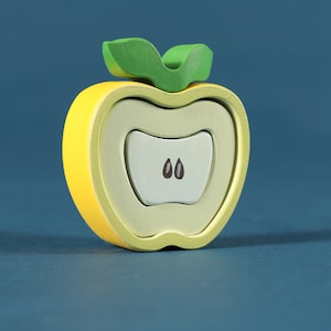 Holzspielzeug Apfel: Montessori-Lernspielzeug, Eschenholz