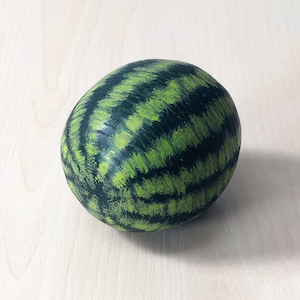 Wooden Watermelon - Montessori Inspired - Children's Room Decor - Handcrafted Watermelon - Waldorf toys - Wooden Toys - Wooden Fruit