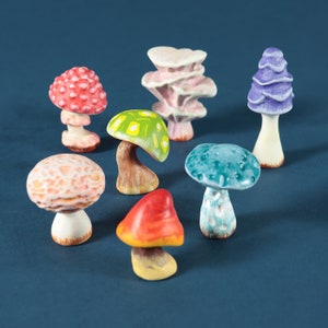 Wooden MUSHROOMS, Waldorf toys, Wooden toadstools, Handmade toys, Painted mushroom, Home decoration, Eco-friendly toy, Montessori toys