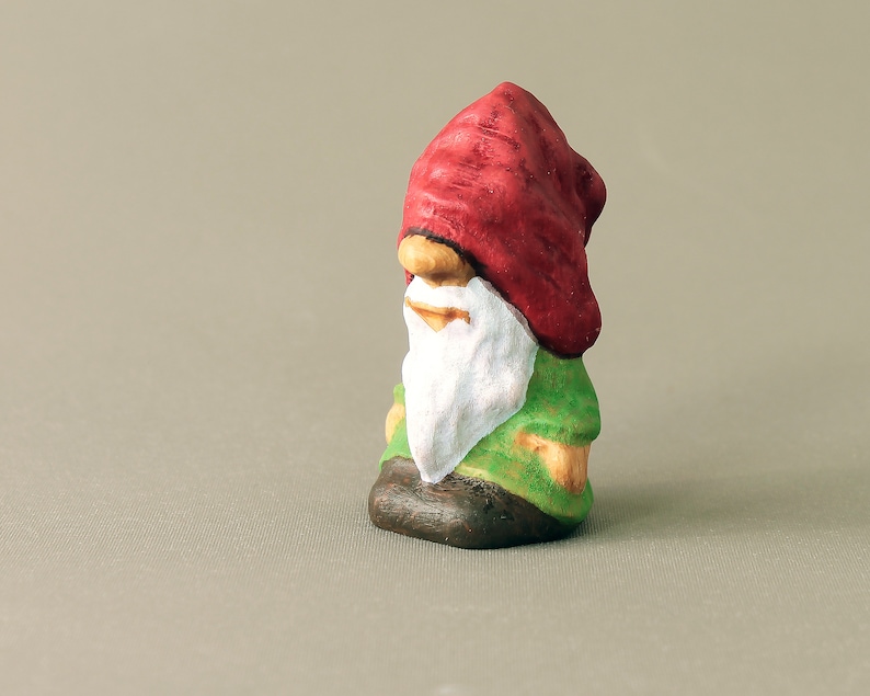 Wooden Dwarf, Fairy Tale Gnome, Waldorf toys, Wooden Toys, Gift for Kids Red hat