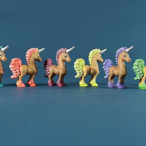 Wooden Unicorn Toy Figurines Pegasus Pony Land SET , Waldorf animals, Imaginative Toys, Unicorn, Organic Toys, Pretend Play, Birthday Gift image 9