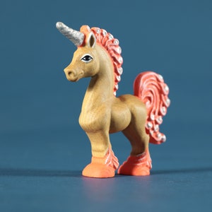Wooden Unicorn Toy Figurines Pegasus Pony Land SET , Waldorf animals, Imaginative Toys, Unicorn, Organic Toys, Pretend Play, Birthday Gift image 6