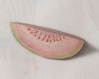 Wooden Melon | Sliced Melon | Montessori Toys | Waldorf toys | Wooden Toys | Wooden Fruit | Play Food | Pretend Play