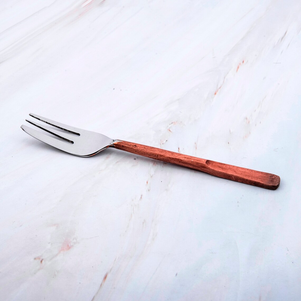 Celia Design Copper Antique Pastry Fork 4 Pcs. Set Etsy