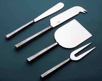 Jason Nascent Steel Cheese Accessories 4 Pc. Set