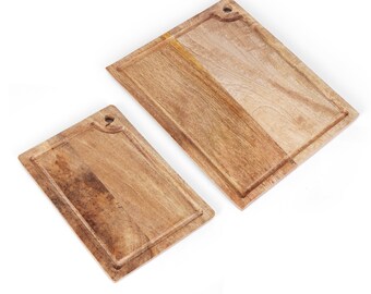 Taglio Mango Wood Cutting Boards (Set of 2)