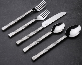 INOX Broacade 5 Pc. Flatware Set (Serves 1)