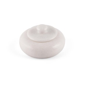White Marble Salt & Pepper Pot