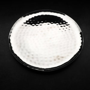 Full Polished Stainless Steel 14&quot; Round Service Tray