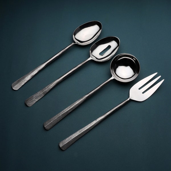 INOX Ridge Hostess Serving 4 Pc. Set