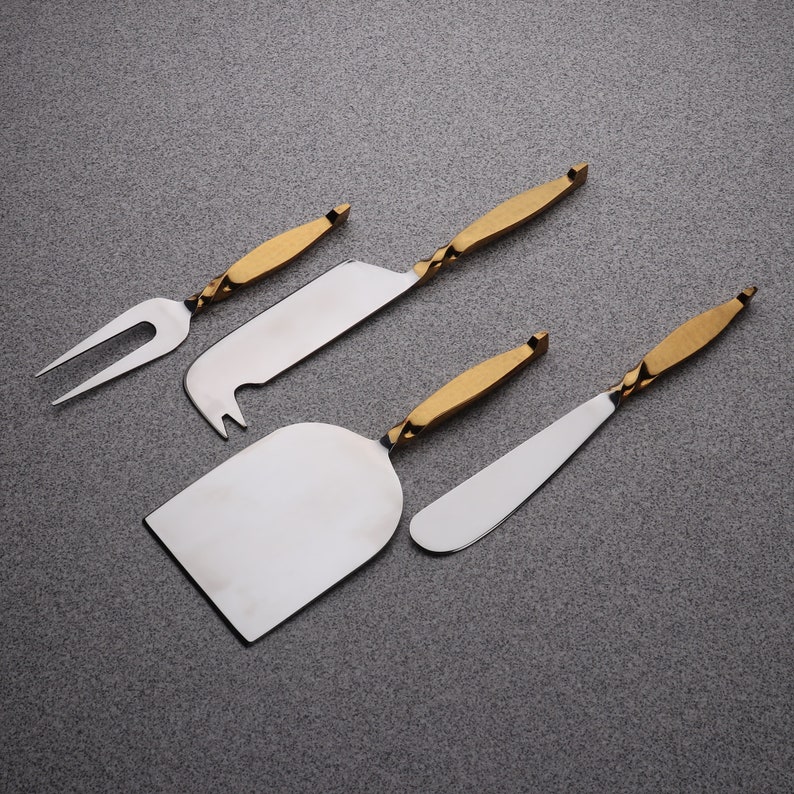 INOX Twisted Urban Cheese Knife - Thumbnail 4