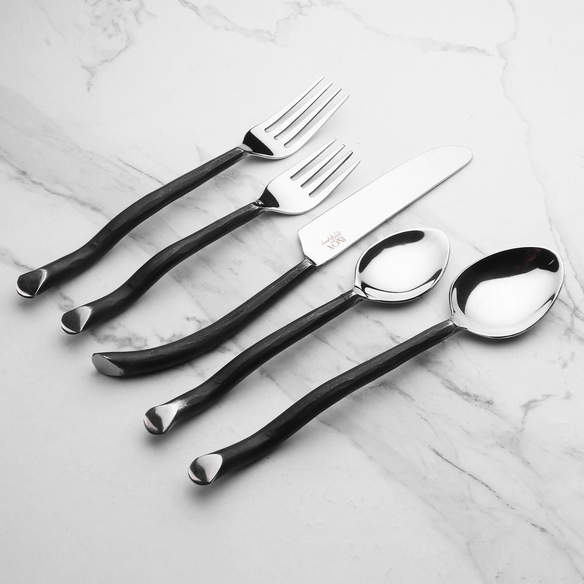 Set Inox Inox Twig 5 Pc. Flatware Set - Etsy
