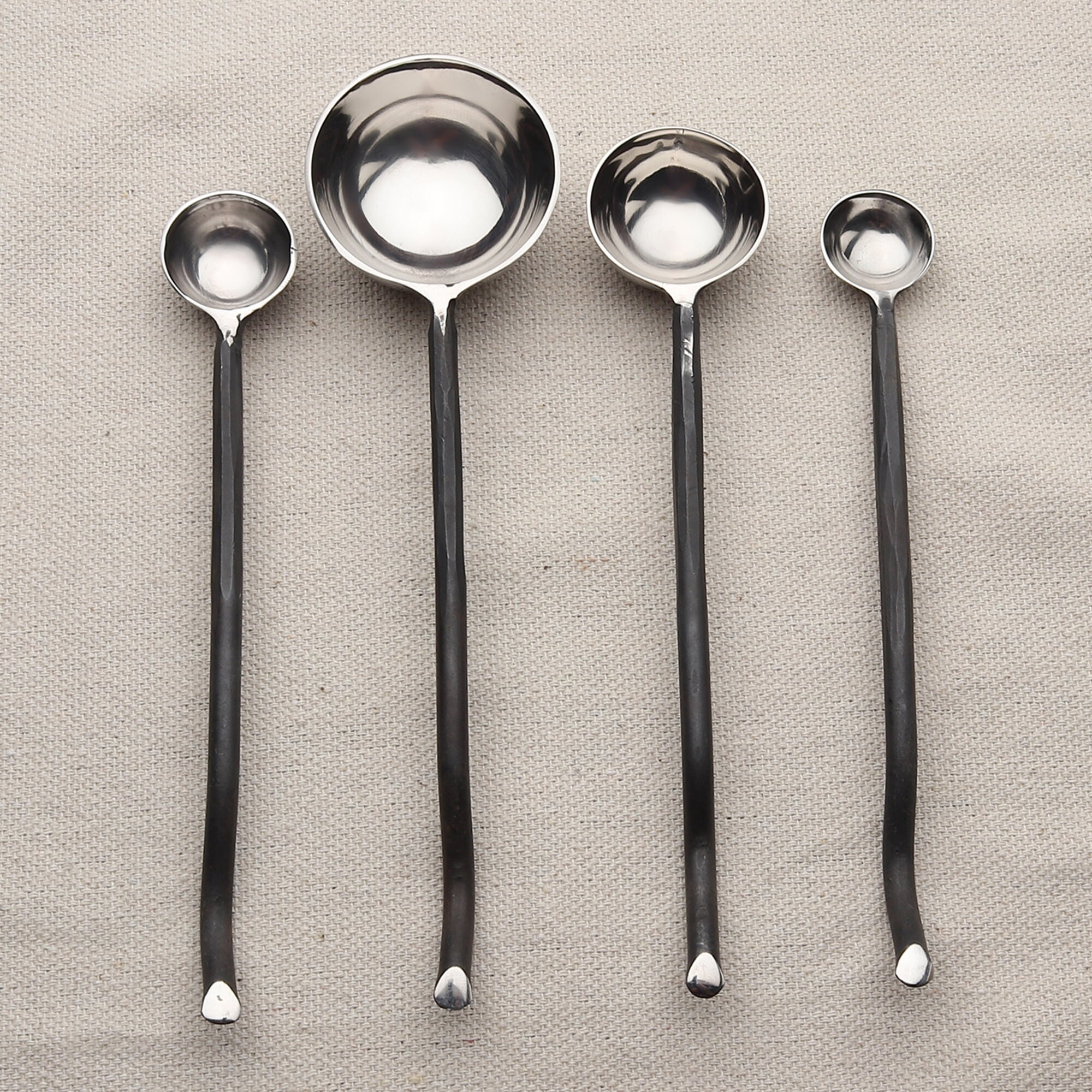 INOX Twig Burnt Black Measuring Spoons Set