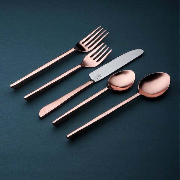 INOX Honey Copper Fairfax 20 Pc. Flatware Set (Serves 4)