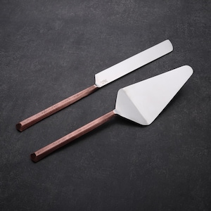 INOX Plateau Cake Server 2 Pc. Set