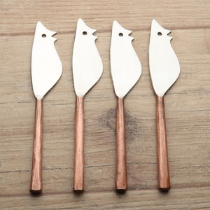 INOX Medicki Cheese Spreader/Knife 4 Pc. Set