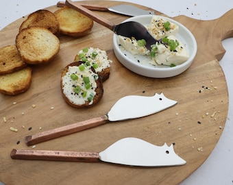 INOX Plateau Käse Streicher 4 Stück Set