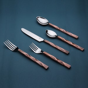 INOX Broacade 5 Pc. Flatware Set Serves 1 image 9