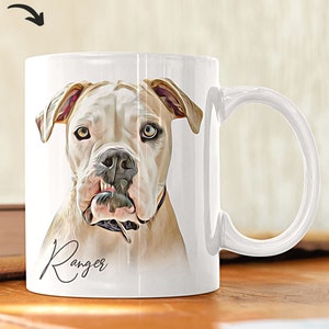 Custom Dog Mug - Pet Memorial - Dog Lover Coffee Mug - Pet Portrait - Dog Mom Mug - Personalize pet mugs - Dog Lover Personalized Gift