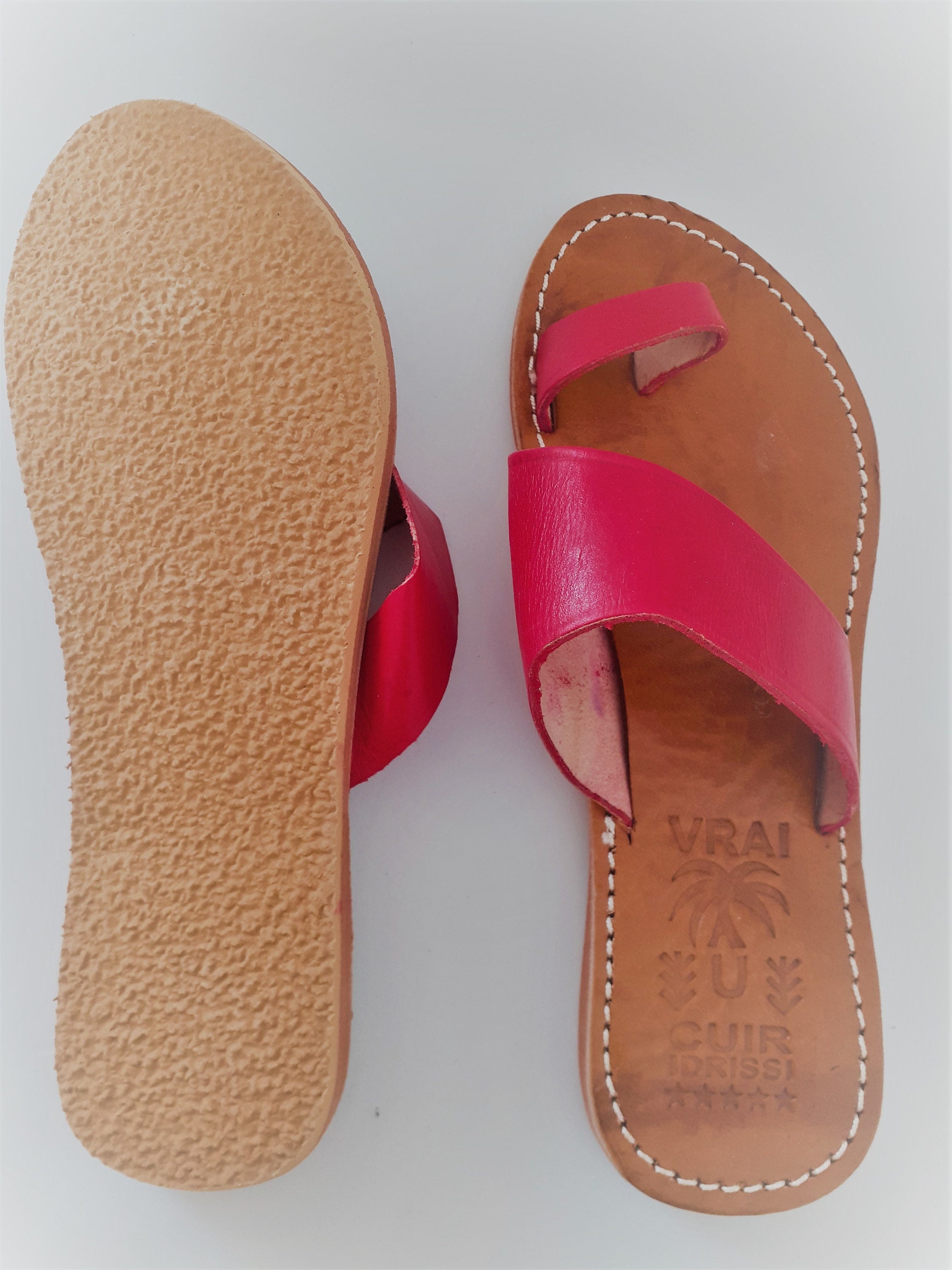 Ladies red sandals size 6 deals
