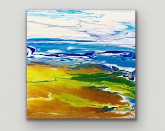Painting on Tile - island day wall art