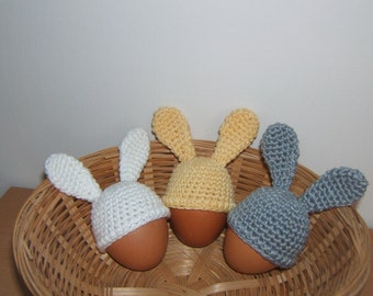 Huevo de conejito acogedor. Huevo de Pascua acogedor, Regalo de Pascua, Cubierta de huevo, Decoración de Pascua