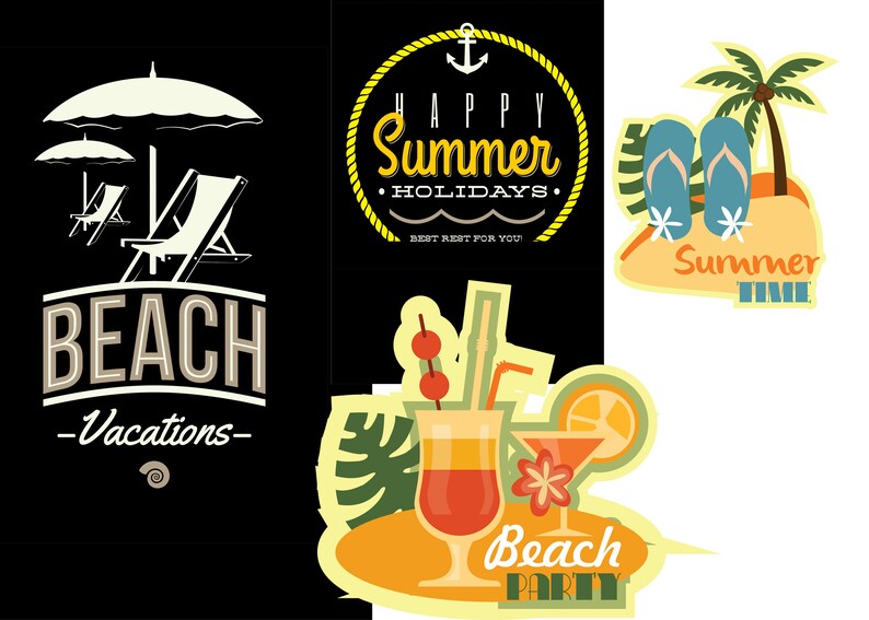 Download 110 Summer and Surf Cool Tshirt Designs Sublimation Bundle ...