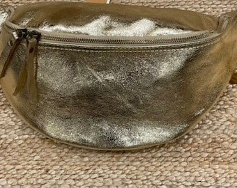 Banane Xl cuir femme   Glitter Oversize bum bag , grand Sac banane femme , Bum bag , hip bag pochette banane cuir