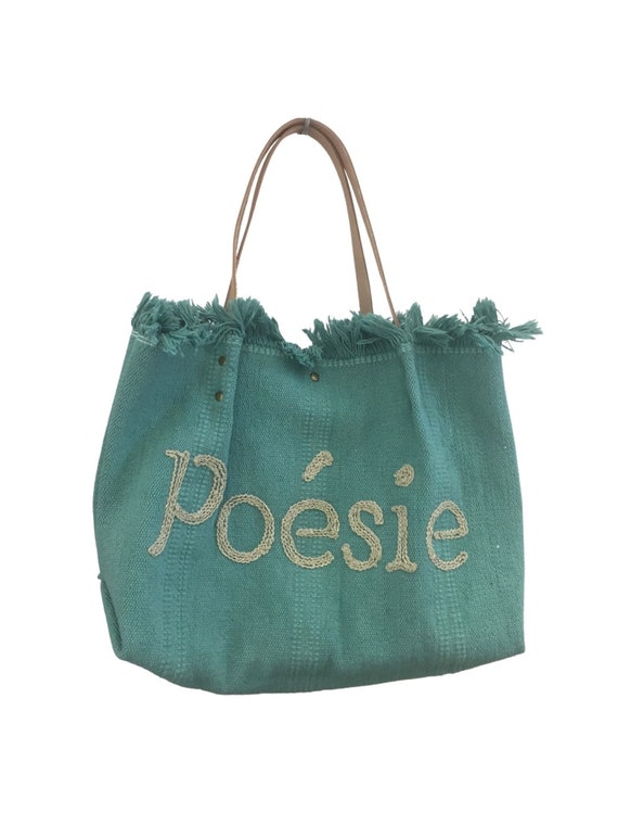 cabas straw tote