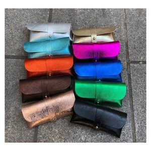 Leather glasses box, sunglasses cases, leather glasses cases image 1