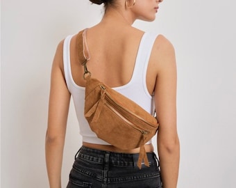 Sac banane femme cuir , Bum bag , hip bag pochette banane cuir