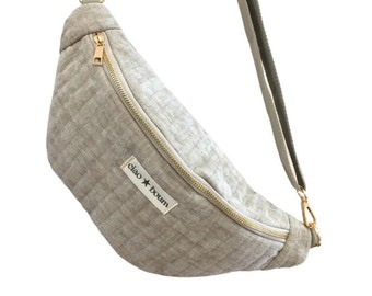 Banane médium  velours cottelé femme , Oversize bum bag , grand Sac banane femme , Bum bag , hip bag pochette banane